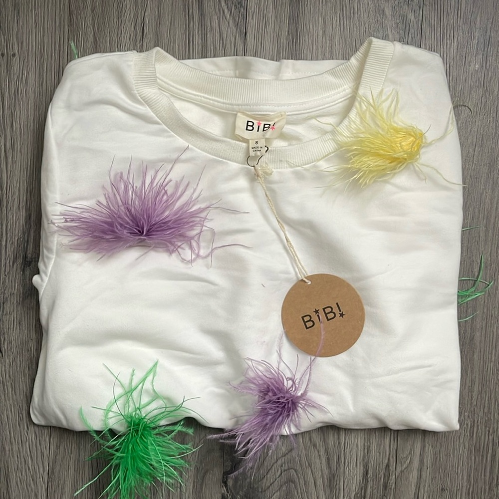 BiBi Long Sleeve Mardi Gras Shirt ✨